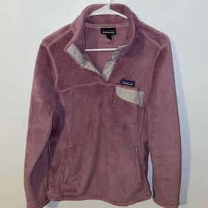 Patagonia purple fleece jacket